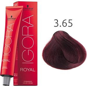 Schwarzkopf - Igora Royal - Haarverf - 3-65 - Permanent - Kleurcrème