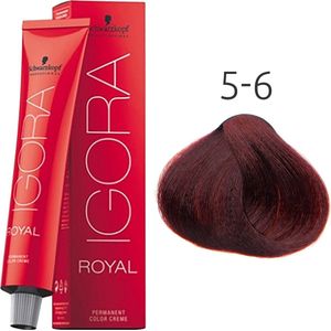 Schwarzkopf - Igora Royal - Haarverf - 5-6 Light Brown Chocolate - Permanent