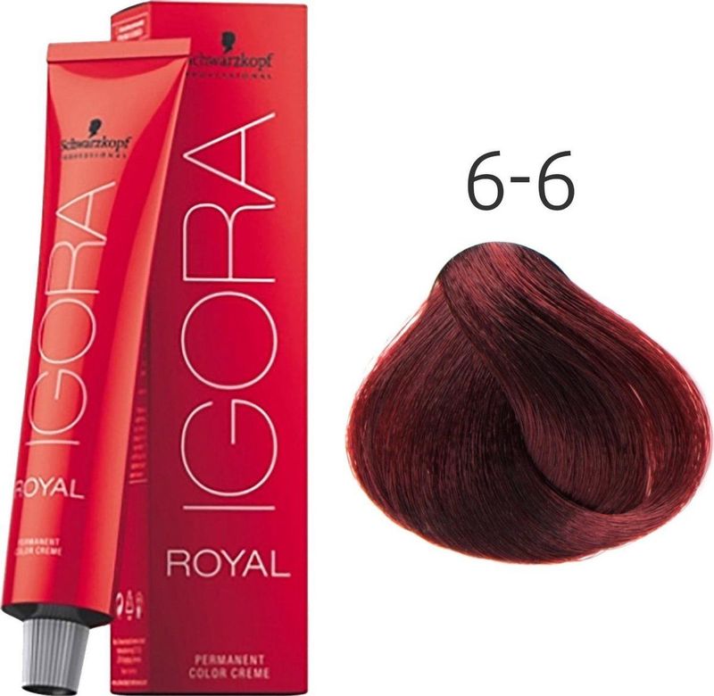 Schwarzkopf - Igora Royal - Permanent Color Creme - 6-6 - Haarverf