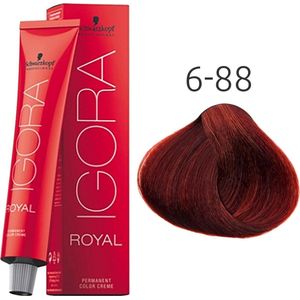 Schwarzkopf - Igora Royal - Haarverf - 6-88 - Permanent - Crème