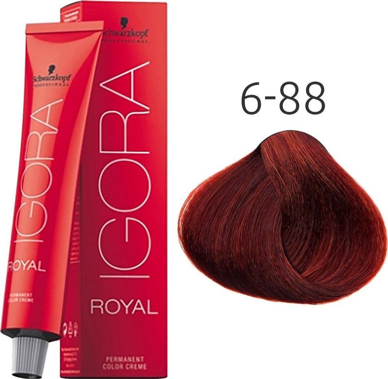 Schwarzkopf - Igora Royal - Haarverf - 6-88 - Permanent - Crème