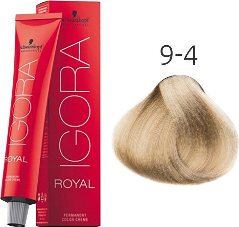 Schwarzkopf - Igora Royal - Haarverf - 9-4 - Permanente Kleur - 100% Grijsdekking