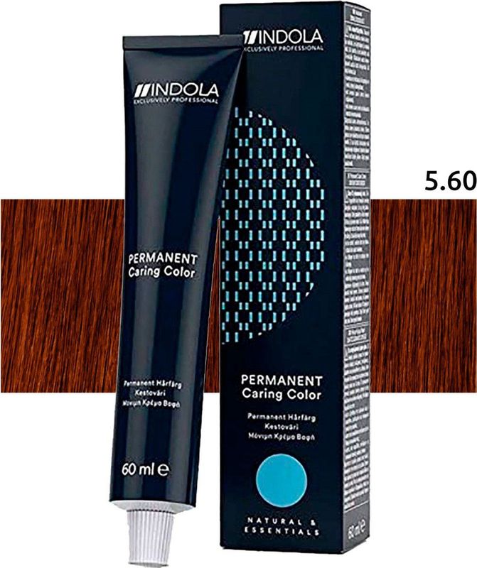 Indola - Profession Permanent Caring Color - Haarkleuring - 5.60 - 60ml