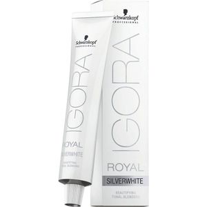 Schwarzkopf - Igora Royal Absolutes - Haarkleuring - Silverwhite - Kleurresultaat