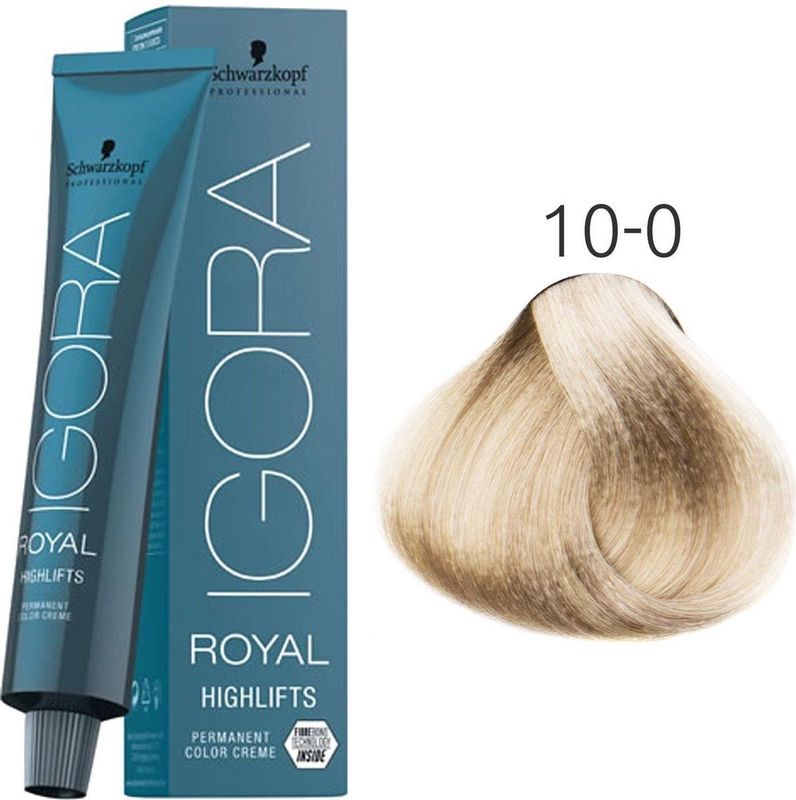 Permanente Kleur Igora Royal Schwarzkopf 10 0