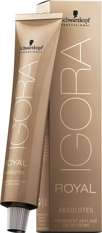 Schwarzkopf - Igora Royal Absolutes - Haarverf - Lichtblond Roodbruin - Permanent