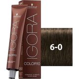 Schwarzkopf - Igora Color 10 - Haarverf - 6-0 Dark Blonde Natural - Permanent