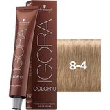 Permanente Kleur Igora Color10 Schwarzkopf 8-4 (60 ml)