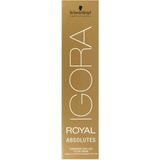 Schwarzkopf - Igora Royal Absolutes - Haarverf - Middelblond Cendré Beige - Permanent