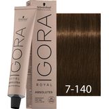 Schwarzkopf - Igora Royal Absolutes - Haarverf - Middelblond Cendré Beige - Permanent