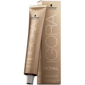 Schwarzkopf - Igora Royal Absolutes Haarverf - Medium Blond Beige Chocolade - 60 ml