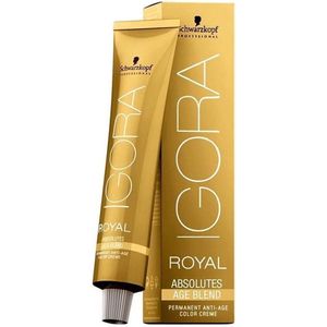 Schwarzkopf - Igora Royal Absolutes Haarverf - 7-560 Middelblond Goud Roodbruin - Permanent