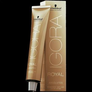 Schwarzkopf - Igora Royal Absolutes - Haarverf - Lichtblond Natuur Cendré - Permanent