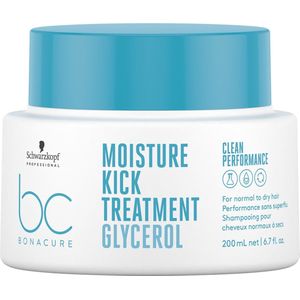 Schwarzkopf - Bonacure Moisture Kick Treatment - Haarmasker - Hydratatie - 200ml