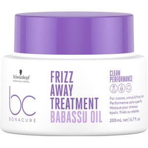Schwarzkopf - BC Frizz Away Treatment - Haarmasker - 200ml - Vegan Formule