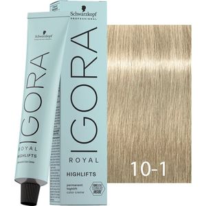 Schwarzkopf - IGORA Royal Highlifts - Permanente Haarkleuring - Ultra Blonde Cendré - 60 ml