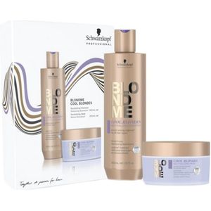 Schwarzkopf - Blond Me Purple Toning Set - 300+250ml - Crèmespoelingen