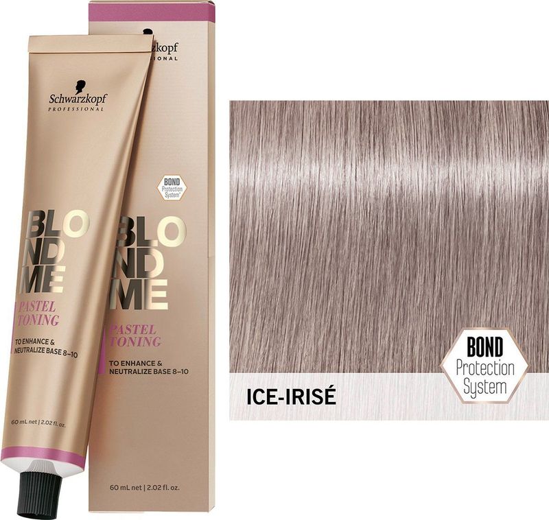 Schwarzkopf - BlondMe Toning Ice - 60ml - Haarverf - Kleurloos - Ammoniakvrij