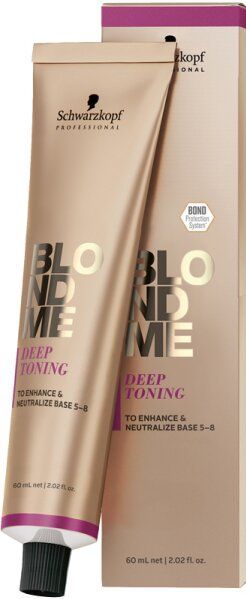 Schwarzkopf - BlondMe Deep Toning - Deep Chestnut - 60ml