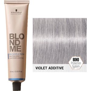 Schwarzkopf - BlondMe Bleach & Tone - Violet - 60ml - Haarkleuring