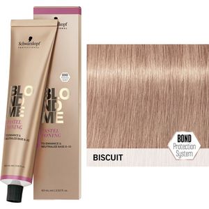 Schwarzkopf - BlondMe Toning Biscuit - 60ml - Haarverf - Ammoniakvrij