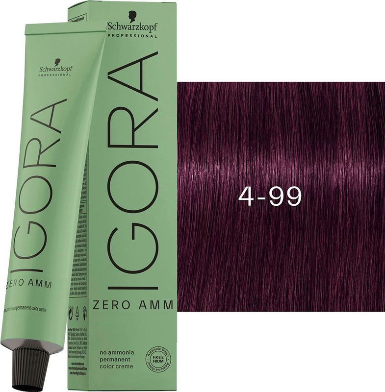 Schwarzkopf - Igora Zero Amm - Haarkleuring - Ammoniakvrij - 46 Kleurtinten