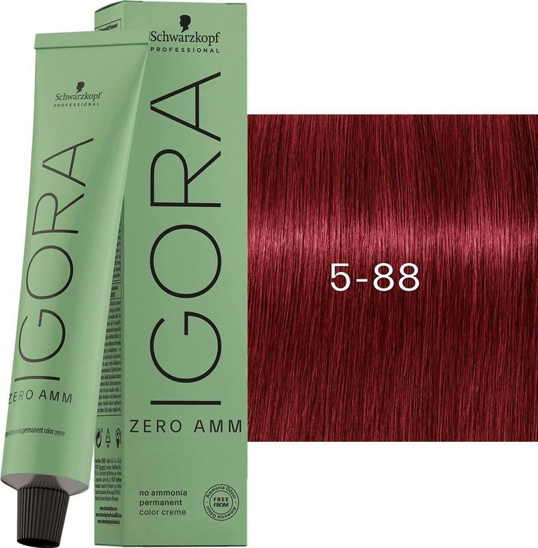 Schwarzkopf - Igora Zero AMM - Haarkleuring - 5-88 - 60ml