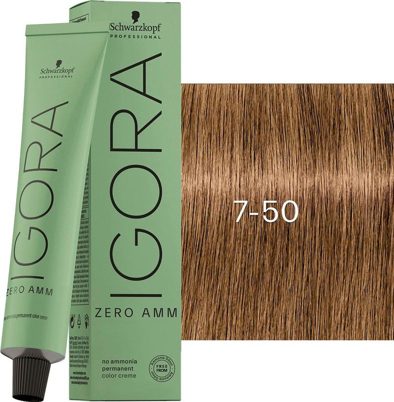 Schwarzkopf - Igora Zero Amm Color Cream - 60ml - Ammoniakvrij - Kleurresultaten