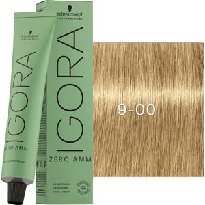Schwarzkopf Professional - Igora Zero Amm - Permanente Kleuring - 60 ml - 9-00