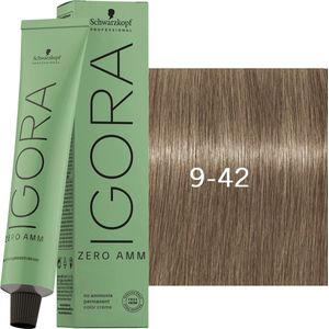 Schwarzkopf - Igora Zero Amm Color Cream - 60ml - Ammoniakvrije Haarkleuring