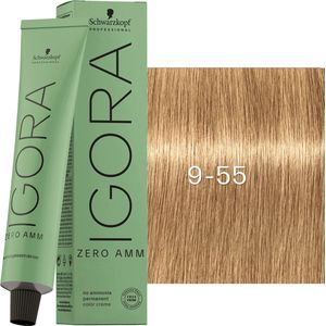 Schwarzkopf Professional IGORA ZERO AMM No Ammonia Permanent Color Creme 9-55 tube 60 ml