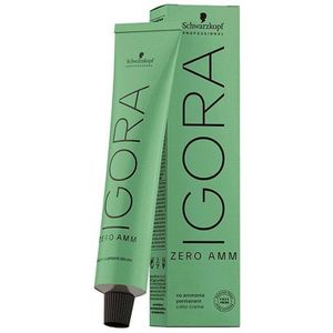 Permanente Kleur Schwarzkopf Igora Zero Amm Nº 9-1 Heel licht blond Grijs 60 ml