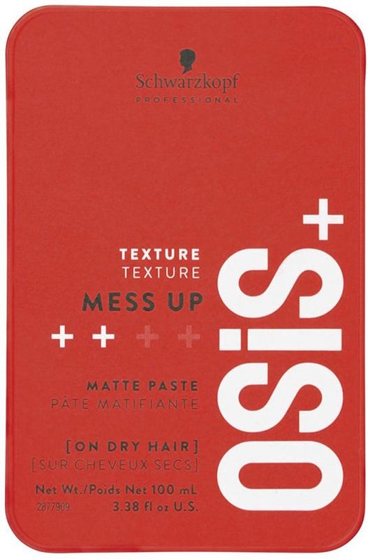 Schwarzkopf - OSiS+ Mess Up Matte Paste - 100ml - Haar Paste