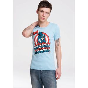Logoshirt - T-shirt - Captain America - Heren