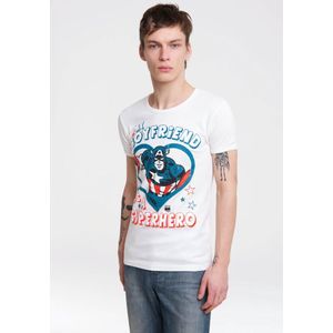 Logoshirt - T-Shirt - Captain America - Boyfriend