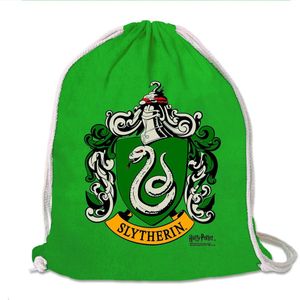 LOGOSHIRT - Harry Potter - Zwadderich - Logo - Gymtas - Sporttas - groen - Gelicentieerd origineel ontwerp
