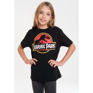 Logoshirt Langarmshirt Jurassic Park Logo