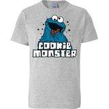 Logoshirt - T-Shirt - Lichtblauw - Krümelmonster - Sesamstraat