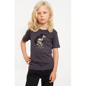 Logoshirt - Kinder T-shirt - Grijs - Katoen