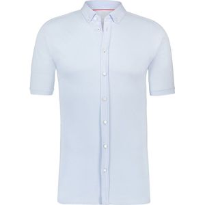 Desoto Overhemd Korte Mouw Lichtblauw 051 - Heren - 100% Katoen - Slim-Fit