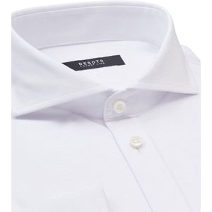 Desoto - Overhemd - Wit - Effen - Luxury Hai 1/1
