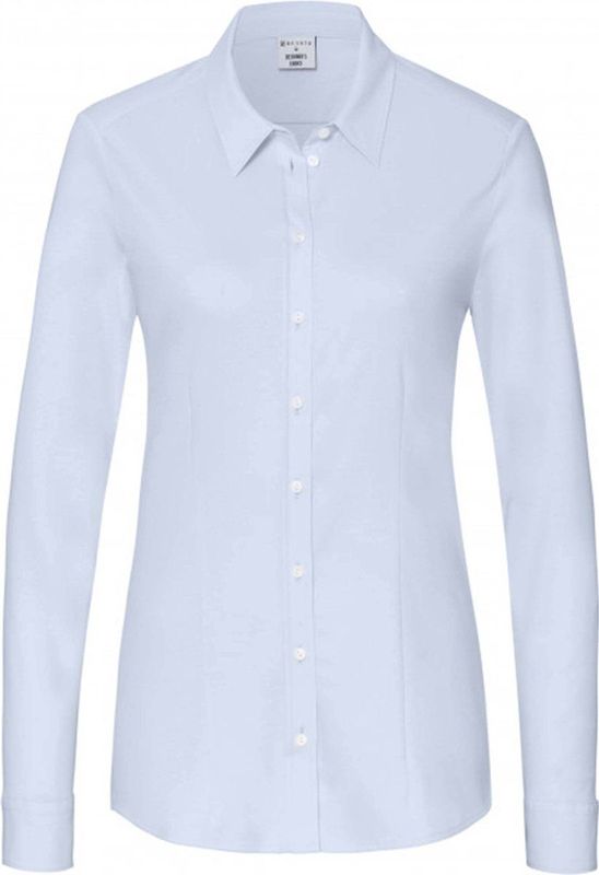 Blouse - Effen - Klassieke Blouse - Lange Mouw - Slanke Pasvorm