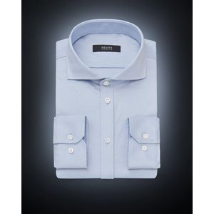 Desoto - Overhemd - Lichtblauw - Katoen - Slim Fit