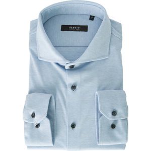 Desoto - Overhemd - Lichtblauw - Katoen - Lange Mouw