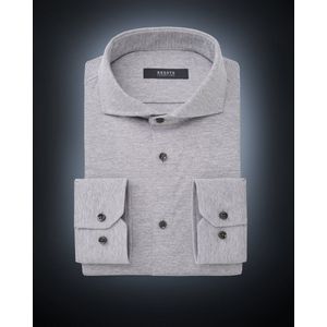 Desoto - Overhemd - Grijs - Katoen - Slim Fit