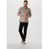Desoto - Overhemd - Bruin - Strijkvrij - Heren - Slim-Fit