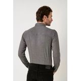 Desoto - Overhemd - Grijs - Katoen - Slim Fit