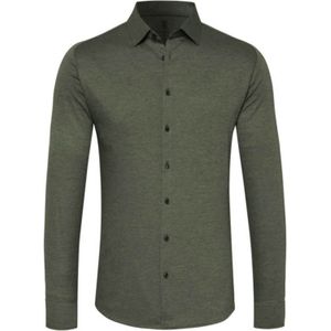Desoto Kent - Overhemd - Groen - Katoen - Slim Fit