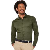 Desoto Kent - Overhemd - Groen - Katoen