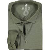 Desoto Kent - Overhemd - Groen - Katoen